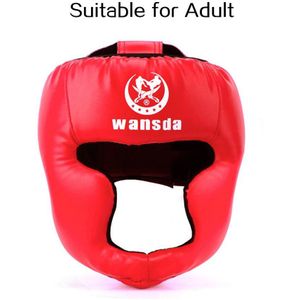 Kick Boksen Helm Volwassenen Kids Pu Karate Hoofdbeschermer Muay Thai Guantes De Boxeo Gratis Vechten Mma Sanda Kickboksen Training helm