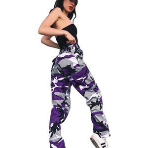 Vrouwen Hoge Taille Camouflage Broek Mode Pantalon Vrouwelijke Broek Plus Size 3XL Joggingbroek Streetwear Camo Broek