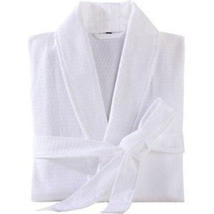 100% Katoen Mannen Badjas Borduren Wafel Zachte Kimono Gewaad Hotels absorberende Nacht Kamerjas pijamas Bruidsmeisje unisex Robe