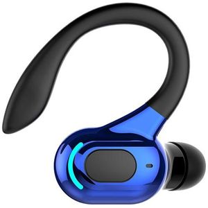 Bluetooth 5.2 Draadloze Koptelefoon Oorhaak Enkele Mini Business Hoofdtelefoon Hifi Bass Noise Cancelling Sport Gaming Oordopjes