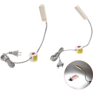 30 LED Naaimachine Light Werken Zwanenhals Lamp met Magnetische Base EU/US Plug