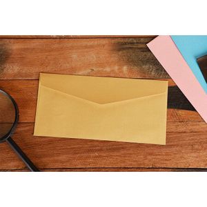 50 stks/partij 6 kleur geïmporteerd kleur parel bruiloft planning zwarte KAARTEN met enveloppen uitnodiging kleurrijke enveloppen