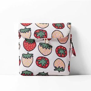 Zachte Comfortabele Grote Capaciteit Maandverband Opbergtas Leuke Draagbare Menstruatie Kleine Purse Pouch