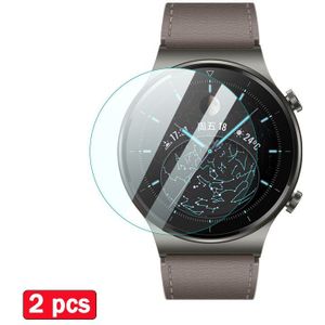 2Pcs Gehard Glas Voor Huawei Horloge Gt 2 Pro 9H Premium Smartwatch Screen Protector Explosieveilige Film accessoires