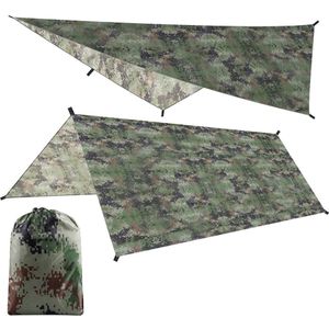 Luifel Waterdicht Tarp Tent Ultralight Tuin Luifel Zonnescherm Outdoor Camping Hangmat Regen Vliegen Strand Zon Onderdak 100X145CM