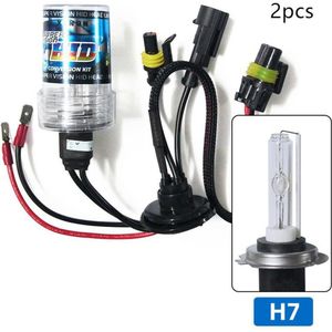 2Pcs H7 3000K-15000K Auto Voertuig Auto Hid Xenon Lamp Licht Buld Fixment Vervanging Auto Accessoires