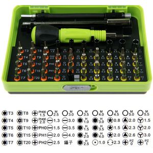 Professionele Uitstekende 53 in1 Multi-Bit PrecisionTorx Schroevendraaier Tweezer Cell Laptop Telefoon Reparatie Tool