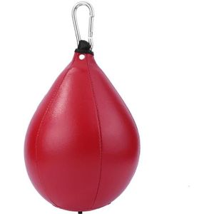 Boksen Punch Bag Peervorm Pu Leer Snelheid Bal Swivel Boksen Punch Bag Ponsen Training Speedball Training Bal Speed Bag