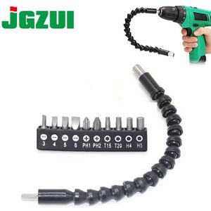 290Mm Flexibele As Tool Elektronica Boor Schroevendraaier Bit Houder Sluit Link Multitul Hex Shank Extension Snake Bit