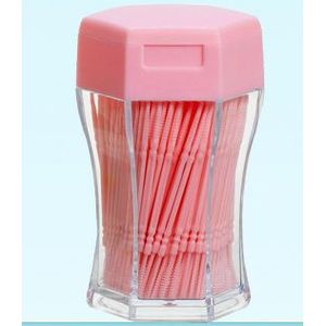 200 Stks/set Zacht Plastic Dubbele Kop Geborsteld Tandenstoker Oral Care 6.2 Cm Rager Tandenborstel Voor Kunstgebit