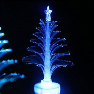 1/2/3/4Pcs Led Fiber Optic Night Light Kleurrijke Veranderende Lamp Multi-color Kerst boom Ster Decoratie