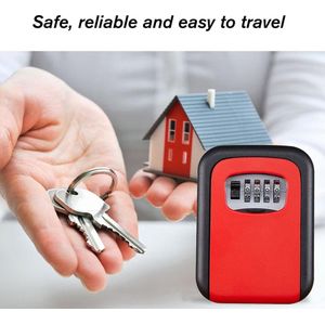 Legering Code Lock Key Box Keysafe Wachtwoord Security Code Lock Reizen Security Hangslot Sleutel Opslag Wachtwoord Dozen Leshp