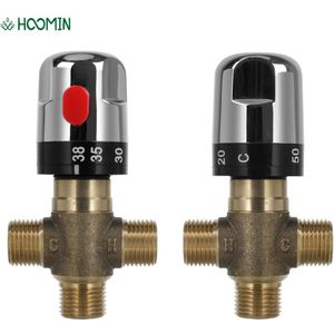 Massief Messing G1/2 Thermostatische Mengkraan Douchewater Temperatuurregeling Thermostaat Mengkraan kopen vanaf een prijs van 26