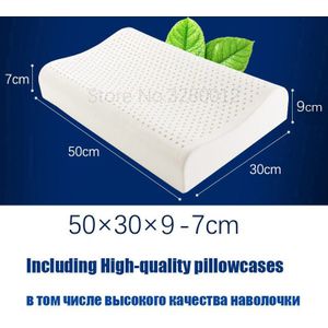 Thailand Natuurlijke Latex Bed Cervicale Kussen Gezondheidszorg Orthopedisch Kussen Voor Neck Dunlopillo Latex Foam Kussen Slapen Almohada