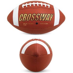 Maat 9 Rugby Bal Schuim Bruin Anti-Stress Rugby Voetbal Squeeze Bal Speelgoed Outdoor Training Amerikaanse Voetbal Stress reliever