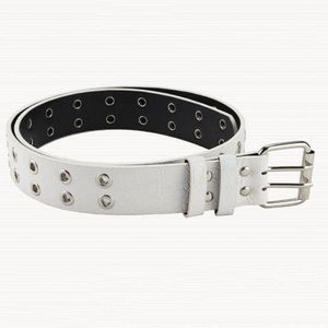 2 Rij Groment Brede Riem Luxe Lederen Vrouwen Dubbele Pin Gesp Corset Riem Voor Jeans Jurk Accessoires Tailleband Waistbelt