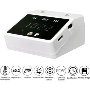 Non-contact Desktop Thermometer Menselijk Lichaam Thermometer Voor Thuis Mall Outdoor Een Sleutel Meting ℃℉ Palm Digitale Thermometer Usb