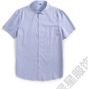 Plus 8XL 6XL 5XL Mens Plaid Pure Katoenen Shirt Zomer Heren 100% Katoen Casual Shirt Mode Man Shirt Effen Kleur oxford Shirts