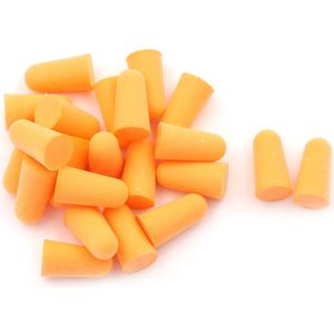 20Pcs Pu Schuim Oordoppen Anti Noise Snore Oordopjes Comfortabel Voor Studie Slaap