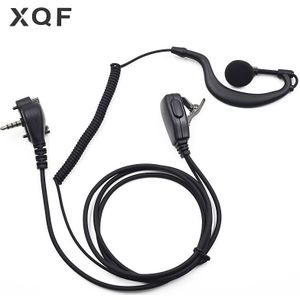 Xqf 1-Wire Clip Oortelefoon Headset Ptt Microfoon Voor Walkie Talkie Vertex Standaard VX-231 VX150 VX-160 VX-168 VX-180 VX-210 radio