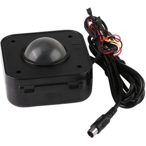 Hoge Gevoeligheid Muizen Connector Accessoires Draagbare Verlichte Ronde Verlichte Arcade Game Led Trackball Bedrade Muis Stabiele