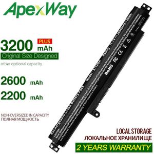 Apexway 3Cell 11.1V 2600 Mah Laptop Batterij Voor Asus A31N1311 Vivobook X102B F102BA-DF047H X102BA F102BA F102B F102BA-SH41T