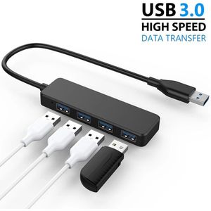 USB3.0 hub 4-port splitter multi-poort 3.0 docking station usb2.0 printer computer accessoires HUB