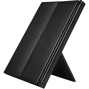 Tri-Zijdig Opvouwbare Spiegel Led Druk Screen Make-upspiegel Cosmetische Tafelblad Spiegel Voor Vrouwen Beauty Make-Up Tool