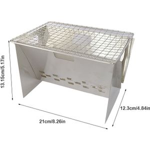 Outdoor Rvs Mini Bbq Grills Home Camping Draagbare Grill Kit Barbecue Tool Party Picknick Mini Grills Opslag Voedsel Rack