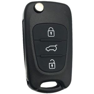 3 Knoppen Flip Folding Key Case Voor Kia Rondo Rio Soul Sportage Sorento K5 K2 Voor Hyundai I20 I30 I35 auto Afstandsbediening Sleutel Shell Fob