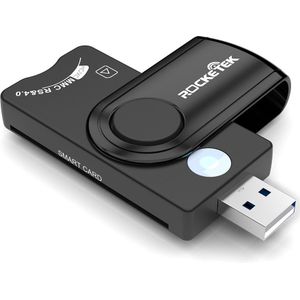 Rocketek CR310 USB3.0 Belasting Aangifte Ic Smart Card Reader Sd/Tf/Sim-kaart Multifunctionele Externe Kaart reader Adapter