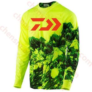 Stijl Daiwa Coolmax Vissen Kleding Lange Mouw Zonnebrandcrème Anti-Uv Ademend Jas Zomer Vissen Shirt Maat XS-5XL