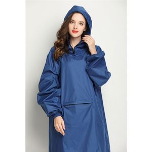 Euramerican - Batwing Mouw - Regenjas - Met Regenhoed - Voor Mannen en Vrouwen