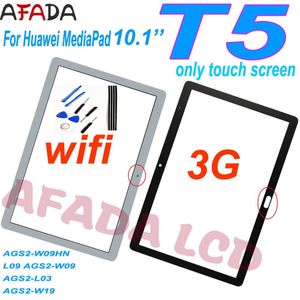 Originele Voor Huawei Mediapad T5 Touch Screen Voor Glas AGS2-W09HN L09 AGS2-W09 AGS2-L03 Outer Glas Lens Panel Vervanging