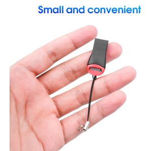 Draagbare USB 2.0 Micro SD SDHC TF Card Flash Memory Card Reader Mini Adapter Voor Laptop PC