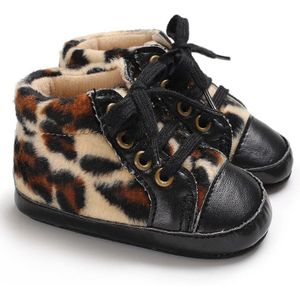 Pasgeboren Baby Sneakers Mocassin Baby Wieg Luipaard Print Schoenen Jongens Meisjes Zachte Bodem Pu Leer Peuter Zuigeling Eerste Wandelaars