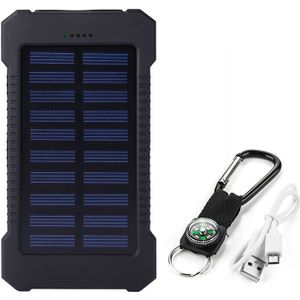 30000 Mah Solar Power Bank Voor Xiaomi Iphone Samsung Powerbank Dual Usb Solar Charger Draagbare Externe Batterij Power Bank
