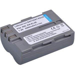 1Pcs 2400Mah EN-EL3e En EL3e ENEL3e Batterijen Voor Nikon D30 D50 D70 D70S D90 D80 D100 D200 D300 d300S D700 Digitale Camera