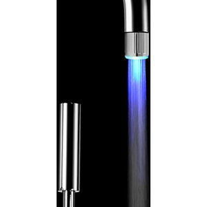 3 Kleur 7 Kleuren Veranderen Glow Light-Up Led Keukenkraan Douche Tap Lichtgevende Kraan Nozzle Hoofd Licht badkamer Licht