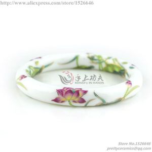 vintage bloem keramiek armbanden chinese traditionele mode Klassieke sieraden Accessoire