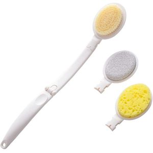 Vouwen Bad Borstel Zachte Nylon Haar Terug Body Douche Scrubber Borstels Exfoliërende Scrub Huid Massager Voor Thuis Badkamer