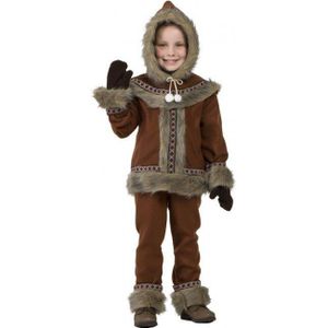 Kostuum Eskimo Yupik Voor Kinderen 10 Tot 12 Jaar