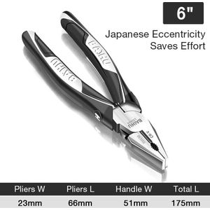 Yinlongdao Multitool Tangen Set Draad Stripper Crimper Kabel Cutter Krimpen Crimp Elektriciens Gereedschap Lange Neus Diagonale Tang