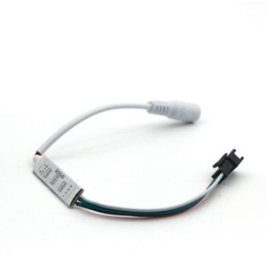Dc Usb SP002E 3 Sleutel Mini Rgb Controller Micro-Controller Voor DC5v 12 V 24V Pixels Droom Kleur WS2811 WS2812B Led Strip Licht
