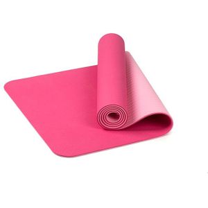 Non Slip Yoga Mat Gemaakt Met Natuurlijke Rubber Fitness Oefening Mat Strap-Workout Mat Voor Yoga Pilates Floor Oefeningen