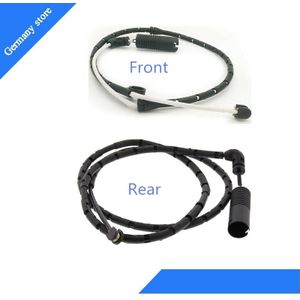 5 set Voor + Achter Remblokslijtage Sensor Voor B MW X3 (E83) OEM: 3435 3411 756 3435 3411 757