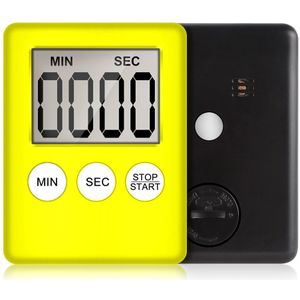 Super Dunne Lcd Digitale Scherm Kookwekker Vierkante Koken Tellen Countdown Alarm Magneet Klok Temporizador Keuken Tool