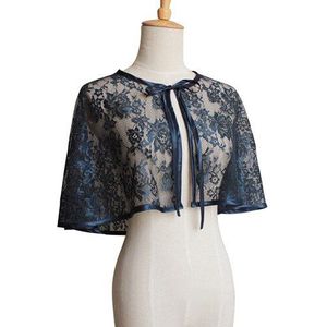 Over De Schouders Kant Bolero Wraps Vrouwen Bridal Capes Sjaal Tites Cape Korte Scraf Bridal Wrap Kleding Bruiloft Accessoires