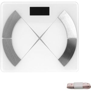 Bmi Lichaamssamenstelling Analyzer Elektronische Weegschaal Weegschaal Bluetooth App Digitale Badkamer Weegschalen Lichaamsvet Schaal Lcd Display