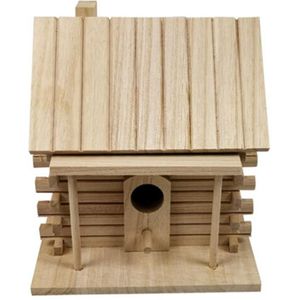 Vogel Huis Muur Gemonteerde Houten Nest Dox Nest Huis Vogelhuisje Houten Box Kooi Decoratie Tuin Ornament